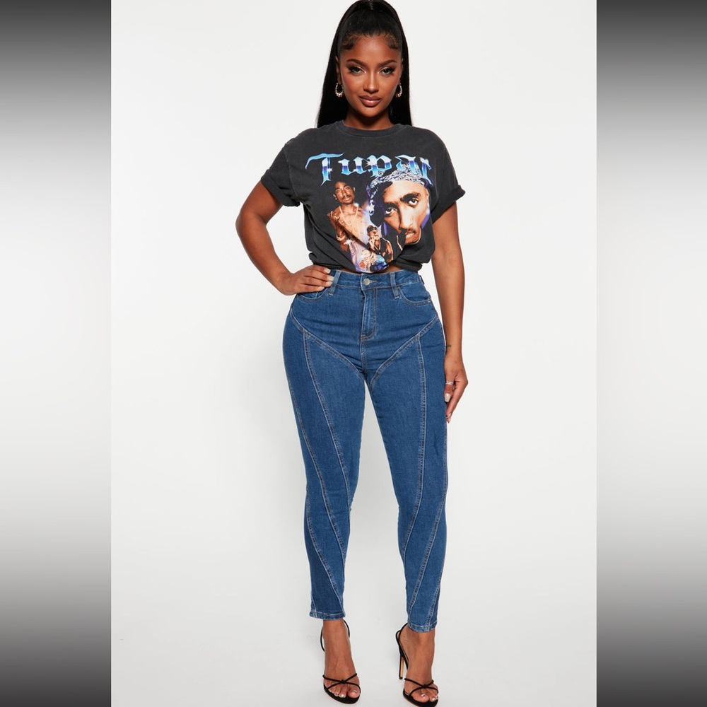Fashion Nova Backstage Skinny Jeans Sz 7